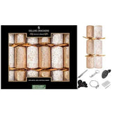 6 x 13.5" Deluxe Gold Glitter Leaf Crackers  Adomoo